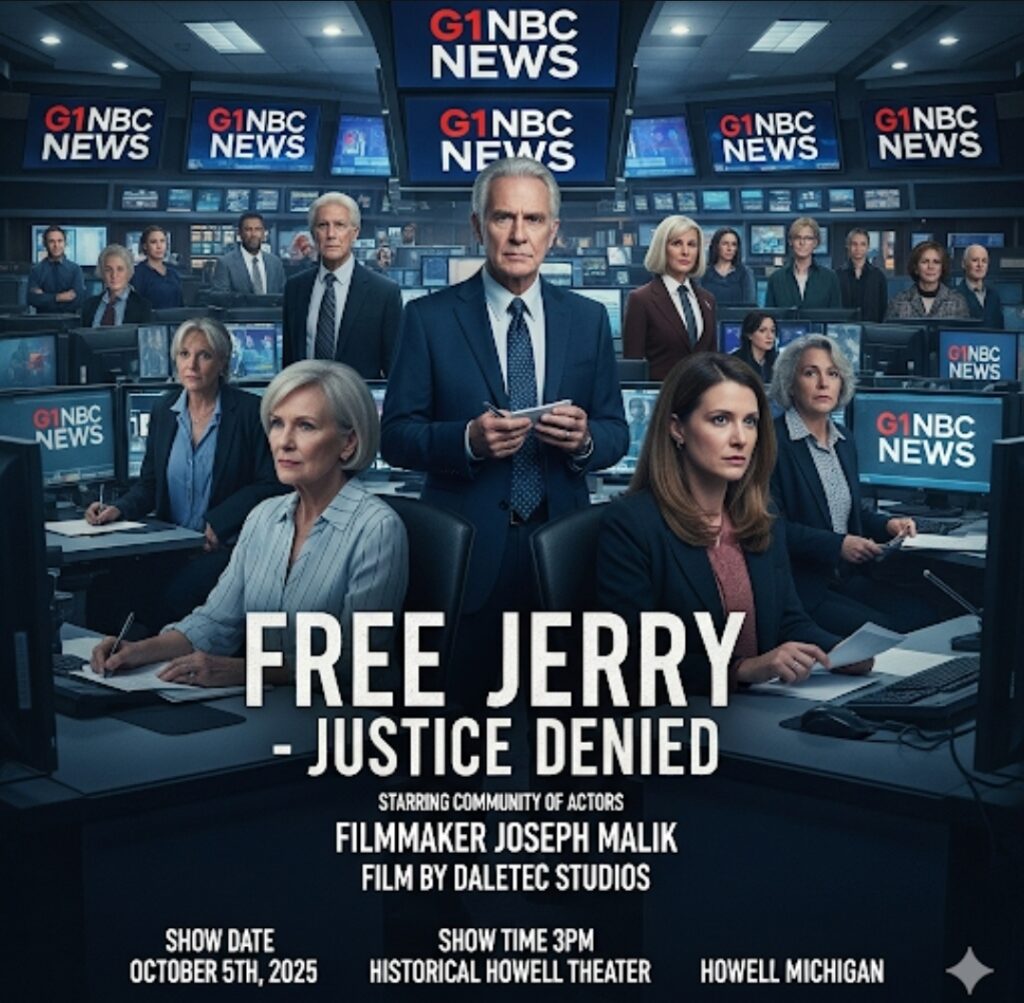 Filmmaker Joseph Malik and Daletec Studios Announces Film Premiere of "Free.Jerry - Justice Denied" October 5th